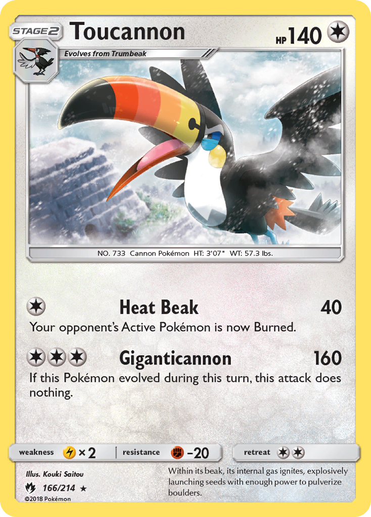 Toucannon (166/214) [Sun & Moon: Lost Thunder] | Nerdhalla Games