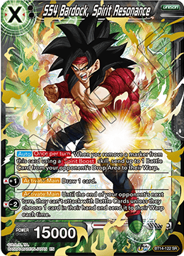 SS4 Bardock, Spirit Resonance (BT14-122) [Cross Spirits] | Nerdhalla Games