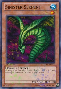 Sinister Serpent [BP02-EN015] Mosaic Rare | Nerdhalla Games