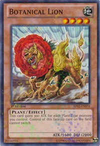 Botanical Lion [BP02-EN074] Mosaic Rare | Nerdhalla Games