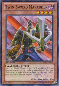 Twin-Sword Marauder [BP02-EN079] Mosaic Rare | Nerdhalla Games