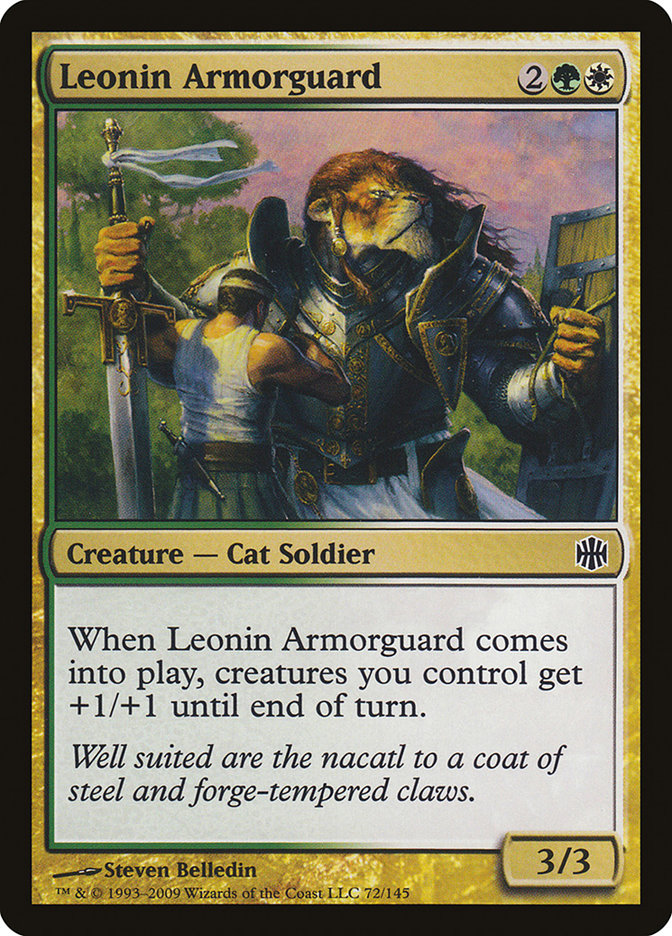 Leonin Armorguard [Alara Reborn] | Nerdhalla Games