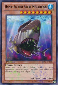 Hyper-Ancient Shark Megalodon [BP02-EN121] Mosaic Rare | Nerdhalla Games