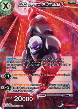 Jiren, Legend of Universe 11 [EX13-02] | Nerdhalla Games