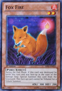 Fox Fire [BP01-EN010] Starfoil Rare | Nerdhalla Games