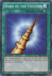 Horn of the Unicorn [BP01-EN069] Starfoil Rare | Nerdhalla Games