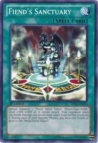 Fiend's Sanctuary [BP01-EN076] Starfoil Rare | Nerdhalla Games