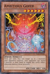 Ambitious Gofer [BP01-EN160] Starfoil Rare | Nerdhalla Games