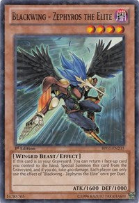 Blackwing - Zephyros the Elite [BP01-EN215] Starfoil Rare | Nerdhalla Games