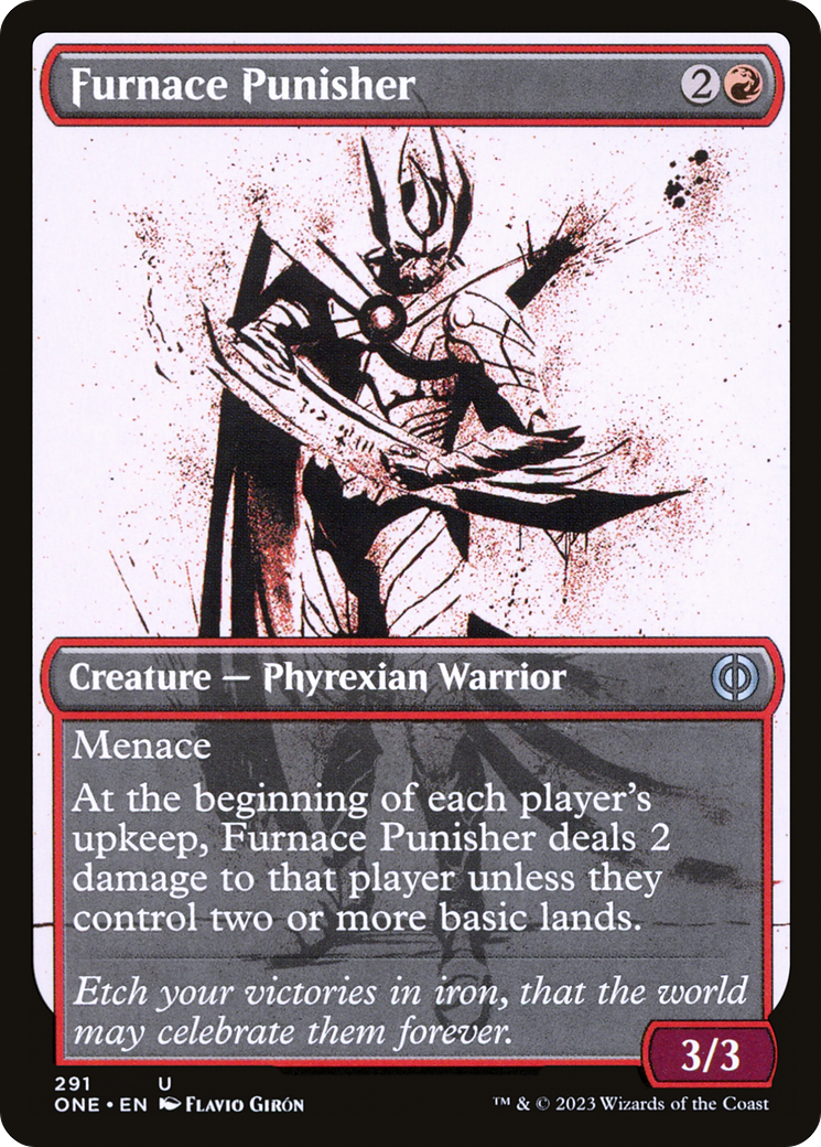 Furnace Punisher (Showcase Ichor) [Phyrexia: All Will Be One] | Nerdhalla Games