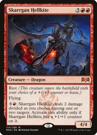 Skarrgan Hellkite [Ravnica Allegiance Promos] | Nerdhalla Games