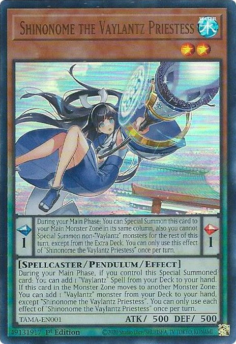 Shinonome the Vaylantz Priestess [TAMA-EN001] Ultra Rare | Nerdhalla Games