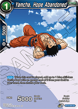 Yamcha, Hope Abandoned (Uncommon) [BT13-044] | Nerdhalla Games