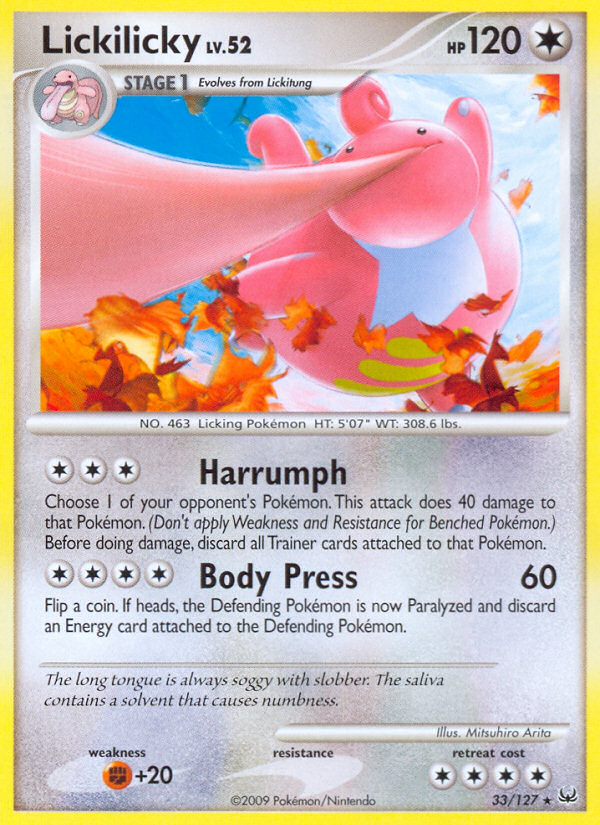 Lickilicky (33/127) [Platinum: Base Set] | Nerdhalla Games