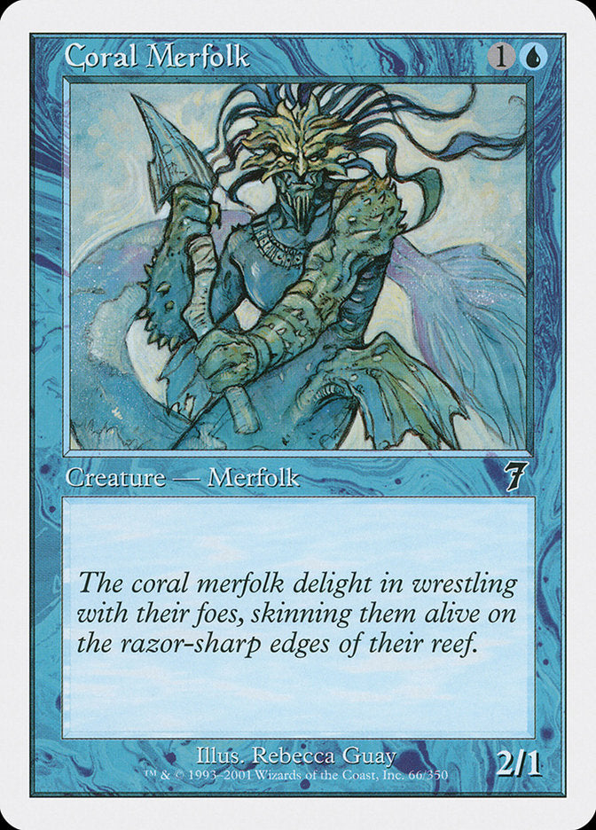 Coral Merfolk [Seventh Edition] | Nerdhalla Games