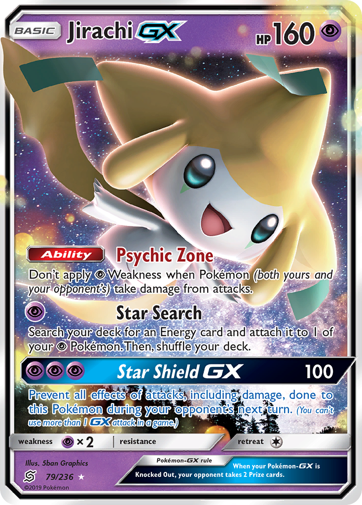 Jirachi GX (79/236) [Sun & Moon: Unified Minds] | Nerdhalla Games