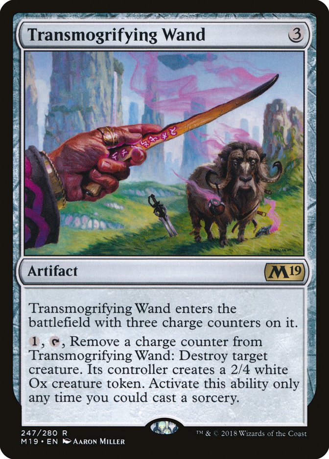 Transmogrifying Wand [Core Set 2019] | Nerdhalla Games