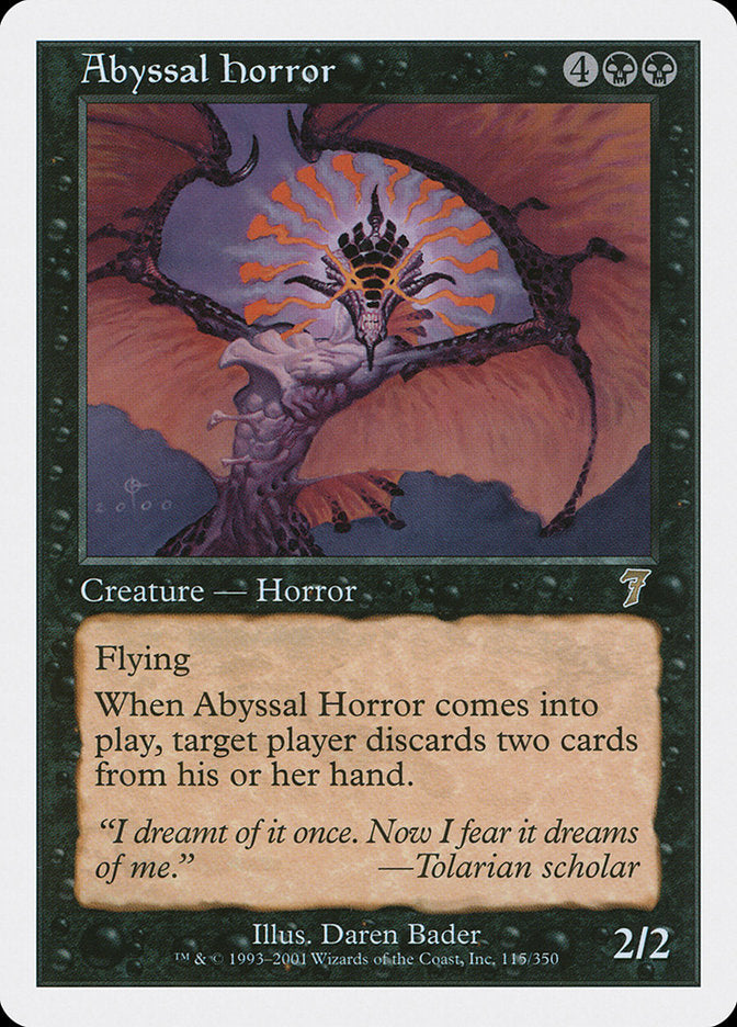 Abyssal Horror [Seventh Edition] | Nerdhalla Games