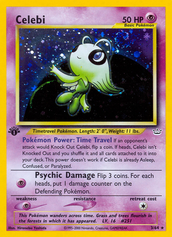 Celebi (3/64) [Neo Revelation 1st Edition] | Nerdhalla Games