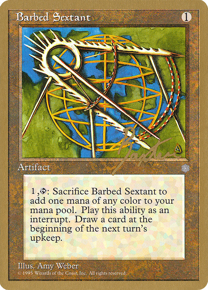 Barbed Sextant (George Baxter) [Pro Tour Collector Set] | Nerdhalla Games