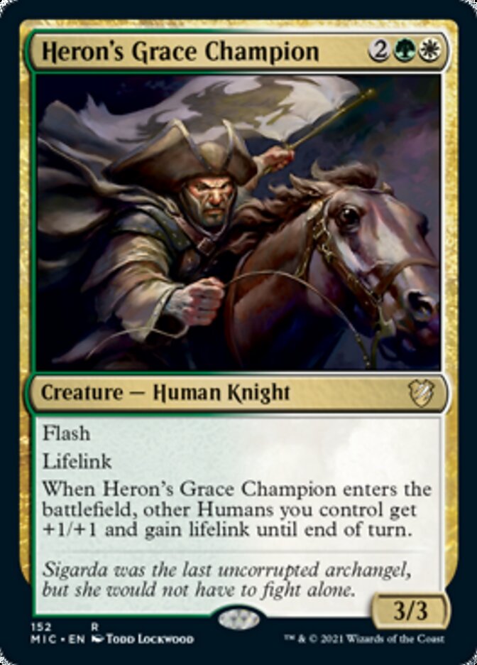 Heron's Grace Champion [Innistrad: Midnight Hunt Commander] | Nerdhalla Games