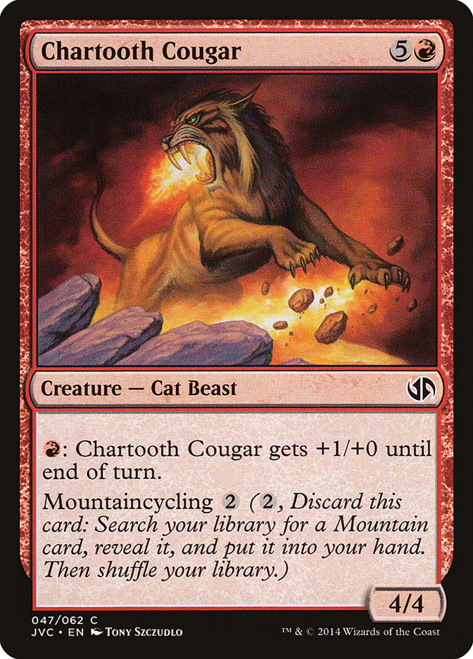 Chartooth Cougar [Duel Decks Anthology] | Nerdhalla Games