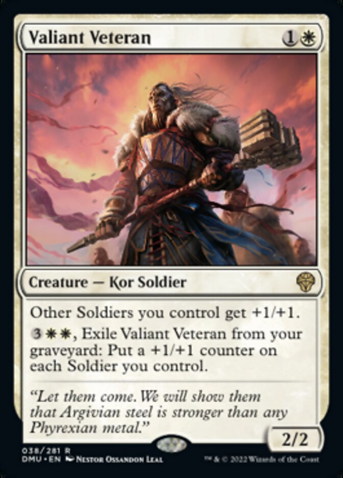 Valiant Veteran [Dominaria United] | Nerdhalla Games