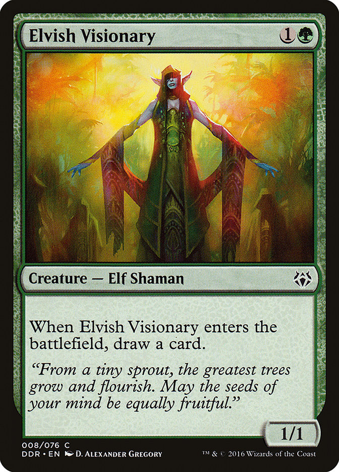 Elvish Visionary [Duel Decks: Nissa vs. Ob Nixilis] | Nerdhalla Games