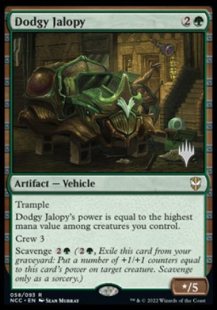 Dodgy Jalopy (Promo Pack) [Streets of New Capenna Commander Promos] | Nerdhalla Games