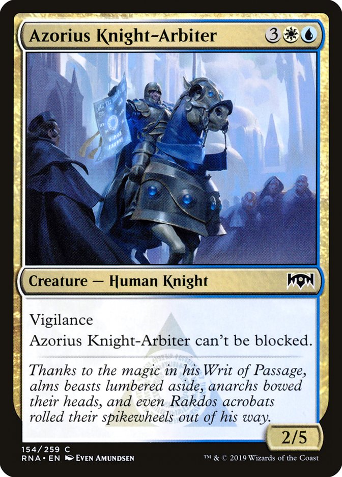 Azorius Knight-Arbiter [Ravnica Allegiance] | Nerdhalla Games