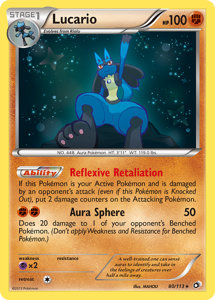 Lucario (80/113) [Black & White: Legendary Treasures] | Nerdhalla Games