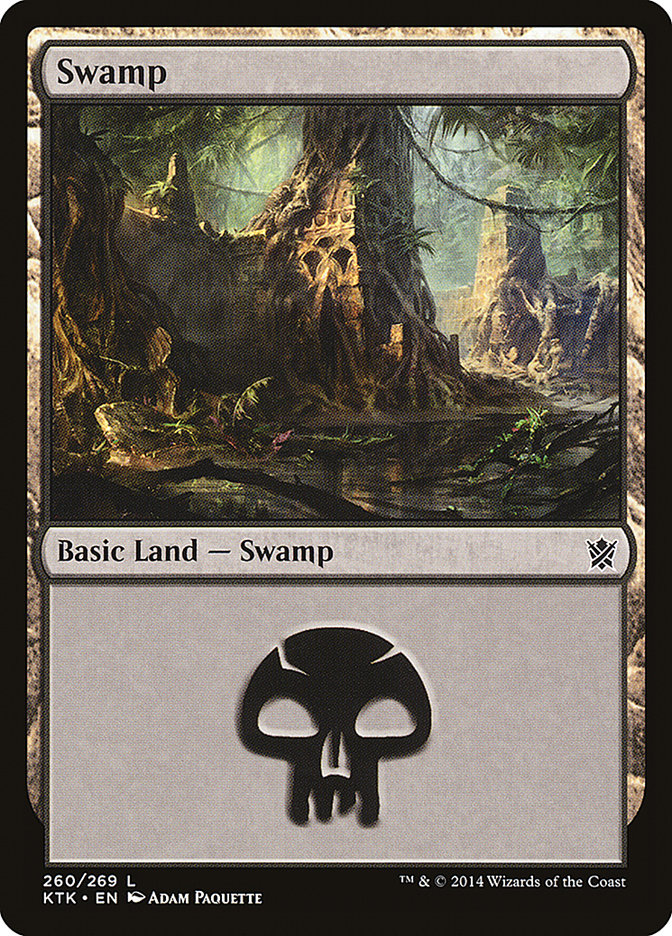 Swamp (260) [Khans of Tarkir] | Nerdhalla Games