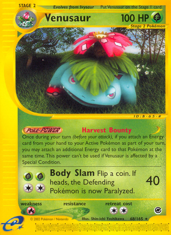 Venusaur (68/165) [Expedition: Base Set] | Nerdhalla Games