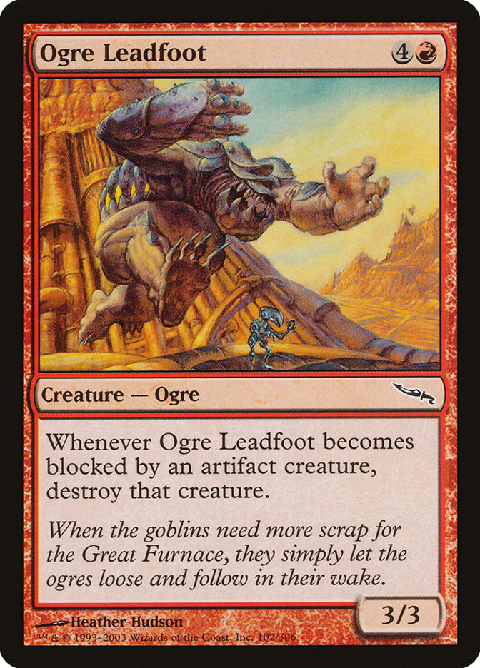 Ogre Leadfoot [Mirrodin] | Nerdhalla Games