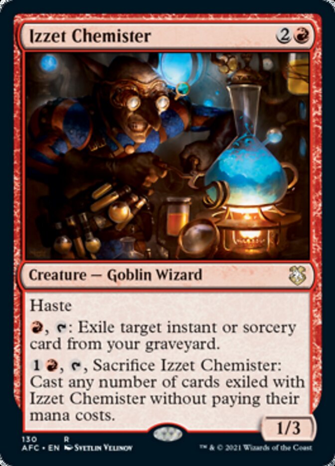 Izzet Chemister [Dungeons & Dragons: Adventures in the Forgotten Realms Commander] | Nerdhalla Games