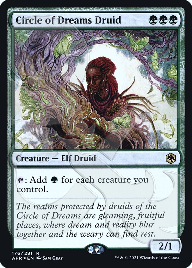 Circle of Dreams Druid (Ampersand Promo) [Dungeons & Dragons: Adventures in the Forgotten Realms Promos] | Nerdhalla Games