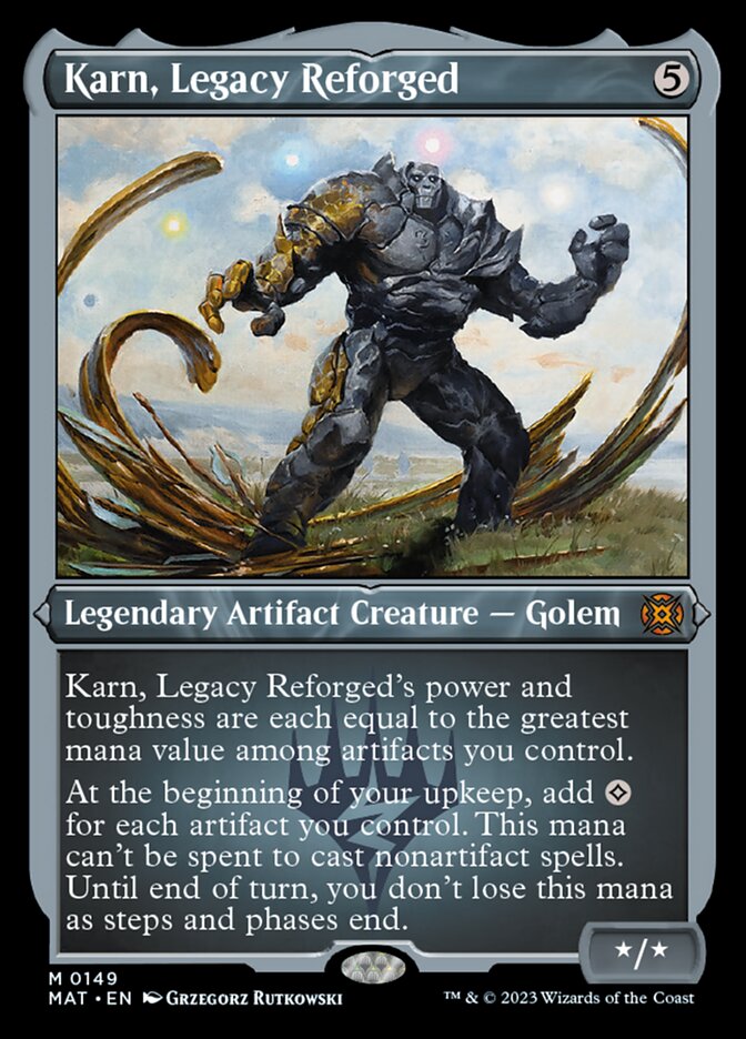 Karn, Legacy Reforged (Foil Etched) [March of the Machine: The Aftermath] | Nerdhalla Games