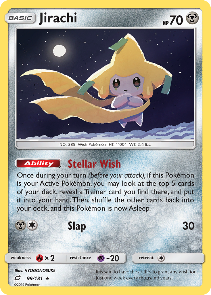 Jirachi (99/181) [Sun & Moon: Team Up] | Nerdhalla Games