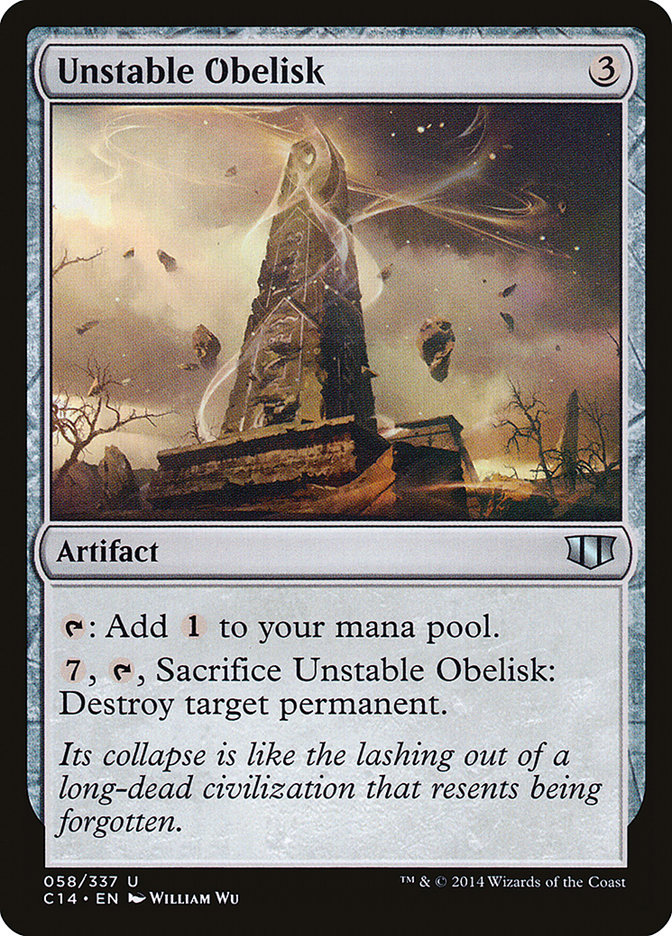 Unstable Obelisk [Commander 2014] | Nerdhalla Games