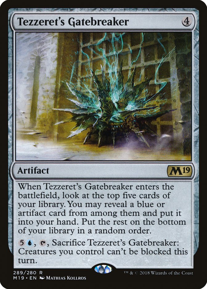 Tezzeret's Gatebreaker [Core Set 2019] | Nerdhalla Games