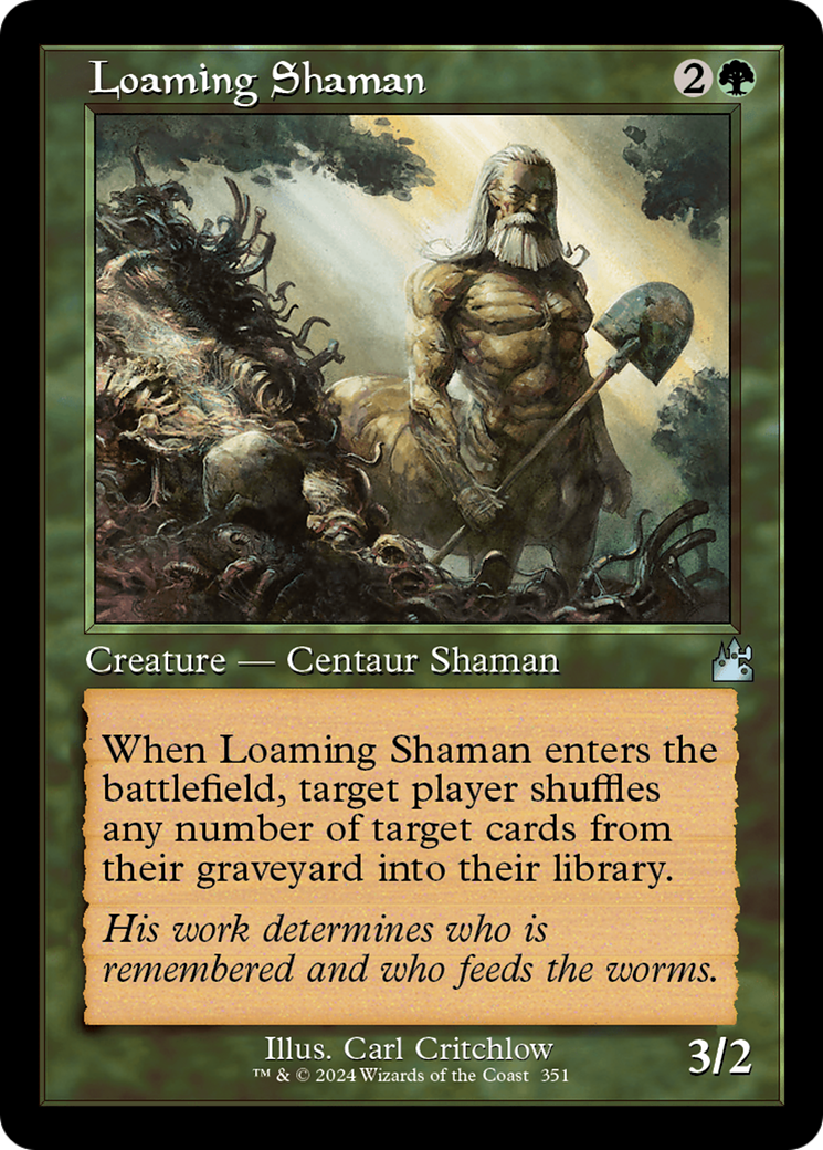 Loaming Shaman (Retro Frame) [Ravnica Remastered] | Nerdhalla Games