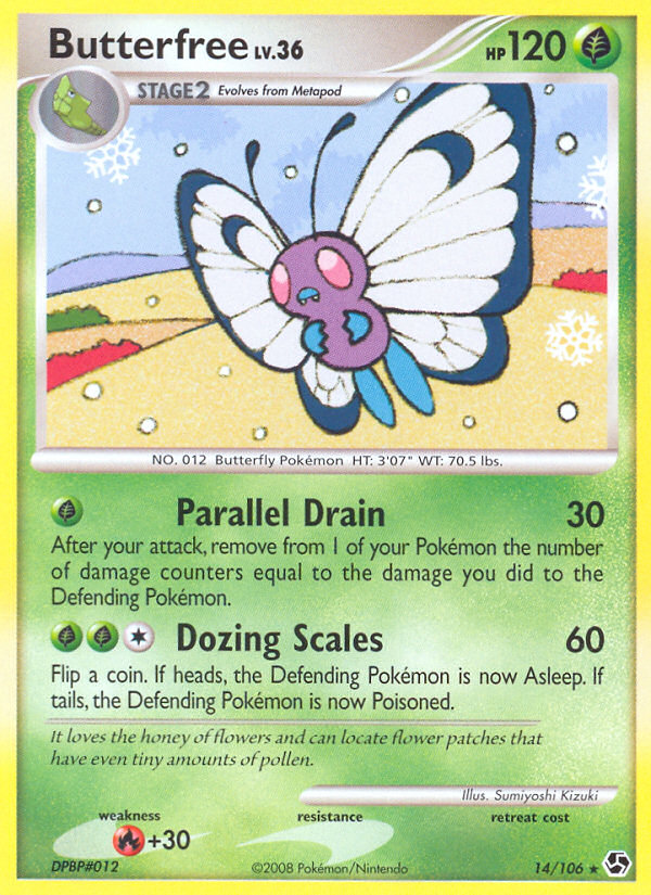 Butterfree (14/106) [Diamond & Pearl: Great Encounters] | Nerdhalla Games