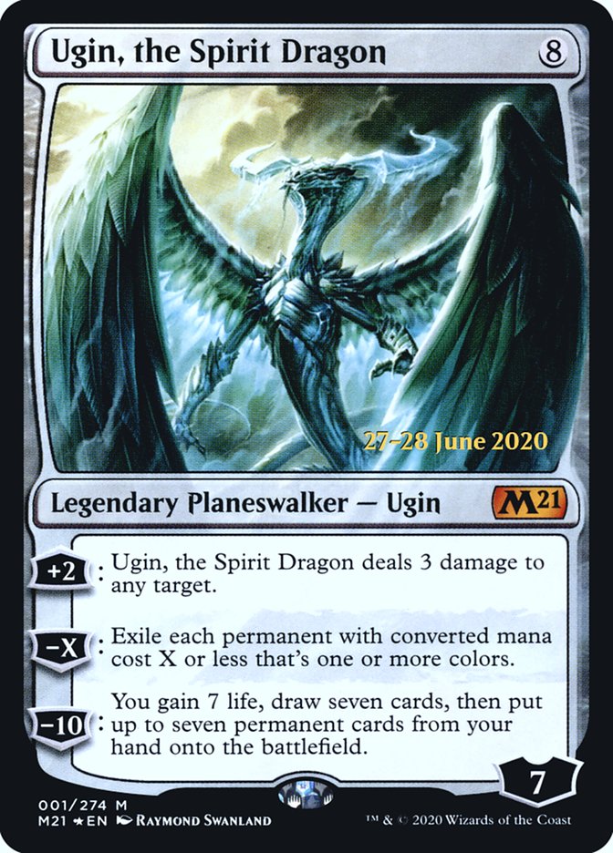 Ugin, the Spirit Dragon  [Core Set 2021 Prerelease Promos] | Nerdhalla Games