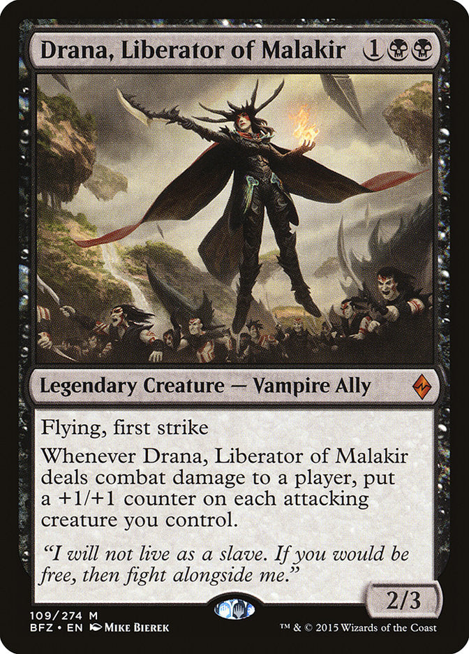 Drana, Liberator of Malakir [Battle for Zendikar] | Nerdhalla Games