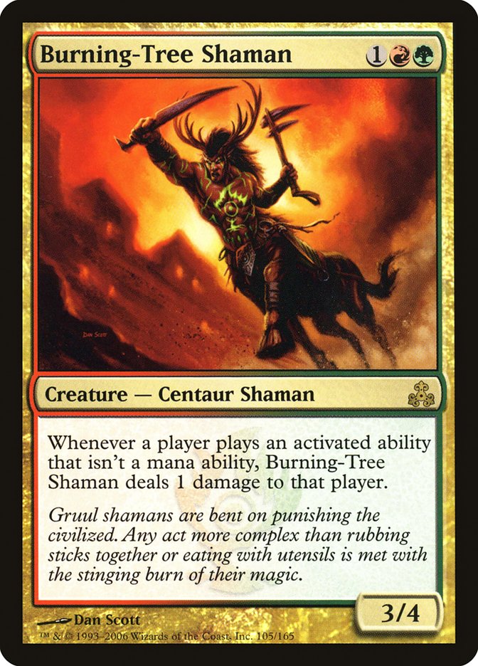 Burning-Tree Shaman [Guildpact] | Nerdhalla Games