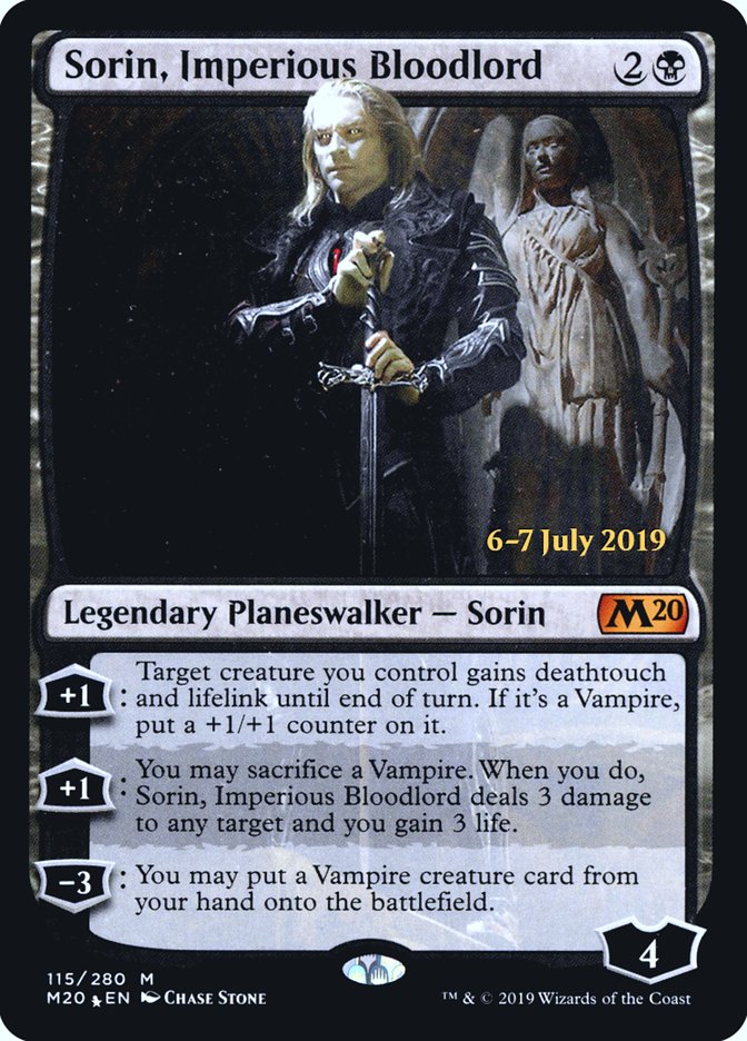 Sorin, Imperious Bloodlord  [Core Set 2020 Prerelease Promos] | Nerdhalla Games