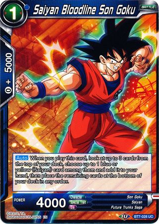 Saiyan Bloodline Son Goku [BT7-028] | Nerdhalla Games