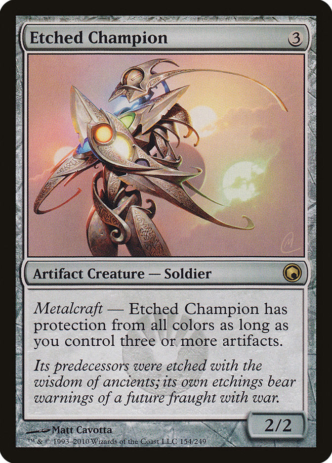 Etched Champion [Scars of Mirrodin] | Nerdhalla Games