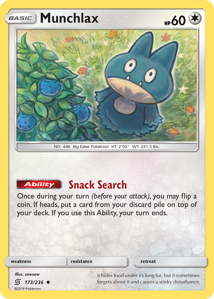 Munchlax (173/236) [Sun & Moon: Unified Minds] | Nerdhalla Games