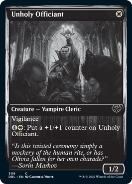 Unholy Officiant [Innistrad: Double Feature] | Nerdhalla Games